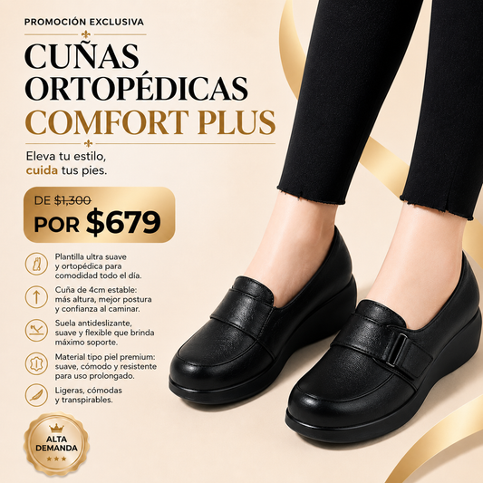 Cuñas Ortopédicas Comfort Plus - Suave y Flexible